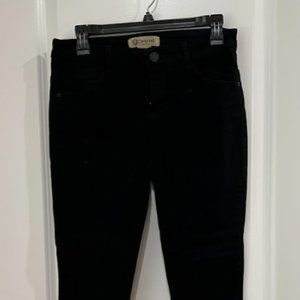 Democracy ankle skimmer black jeans. Size 4P